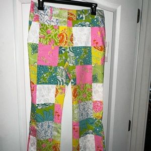 Multi color/ patter Lilly Pulitzer mid length pants.